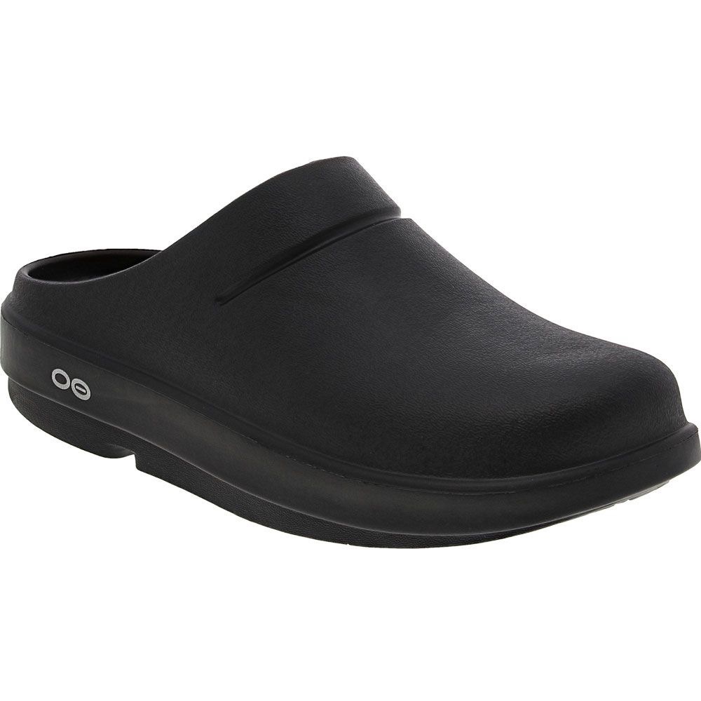 OOFOS Ooclog Black Mule Clog Recovery Slip-On - UNISEX - Size 12 (W) 10 (M)